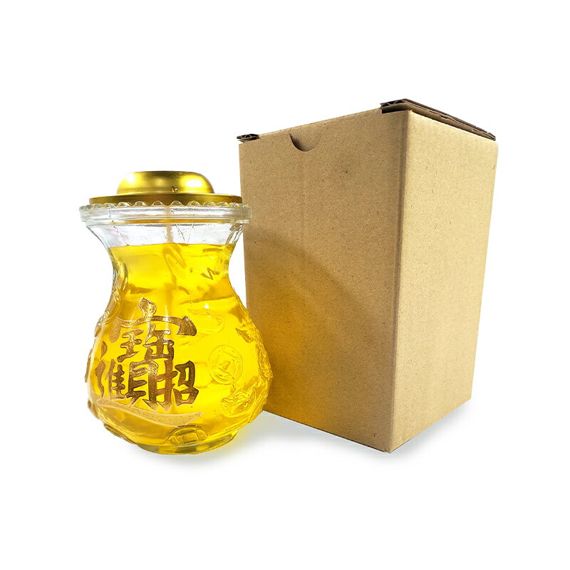 【蠟燭】福袋果凍蠟燭 燃燒時間約4.5天 招財進寶