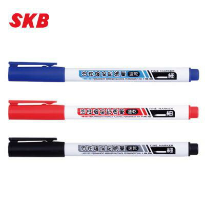 SKB MK-100 速乾型細字 油性環保記號筆 1.0mm