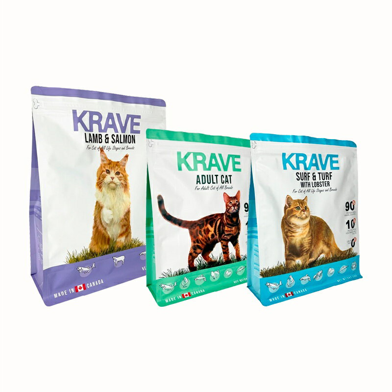 渴望 KRAVE 七種肉 無穀貓糧 貓飼料 1KG 2KG 5.4KG