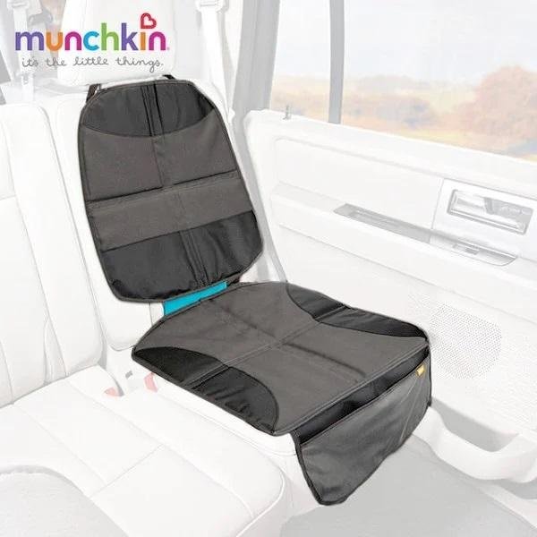 美國 Munchkin 汽座保護墊+置物袋(MNO61220) 960元【防刮墊/防水/防滑】