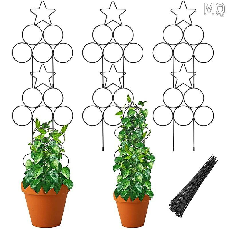 全新 花園植物支架 花架 攀爬架 爬藤架 陽臺花架 盆栽架 園藝 葡萄 網架 植物架 室內盆栽插花支架 金屬盆栽鐵藝園藝 1