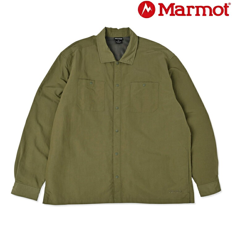 Marmot 土撥鼠 Rambler 男款 長袖襯衫/休閒襯衫 MTSS25MSH017 J027 卡其綠