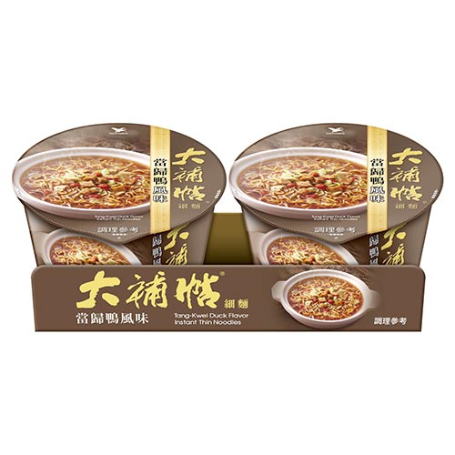 統一大補帖－當歸鴨風味細麵102g*2入【愛買】