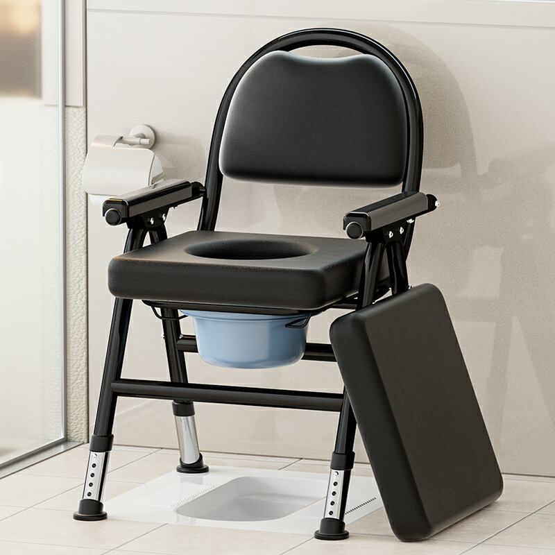 老人座便器移動馬桶凳孕婦家用結實折疊廁所神器便攜老年人坐便椅