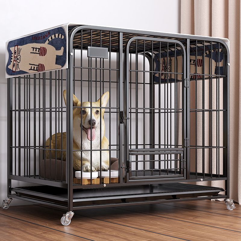 快速出貨 狗籠子大型犬中小型犬金毛拉布拉多邊牧柯基帶廁所分離室內家用窩
