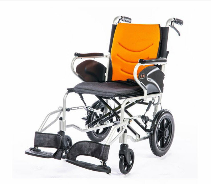 【輪椅助行款】輪椅看護型鋁合金 JW-350 贈餐桌加成人圍兜