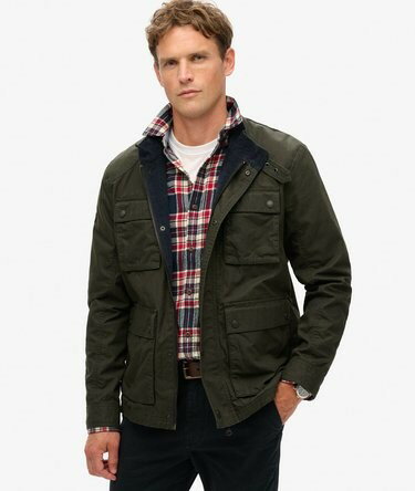 跩狗嚴選 限量款 極度乾燥 Superdry Merchant Wax 軍綠 上蠟 軍裝外套 騎士 狩獵工裝 風衣 機車夾克