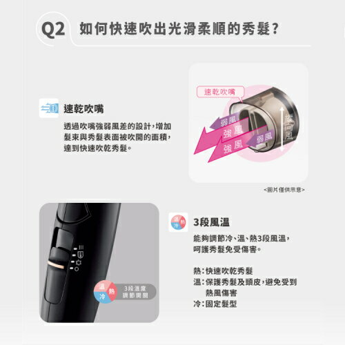 Panasonic 國際牌 負離子吹風機 EH-NE21-K【愛買】 4