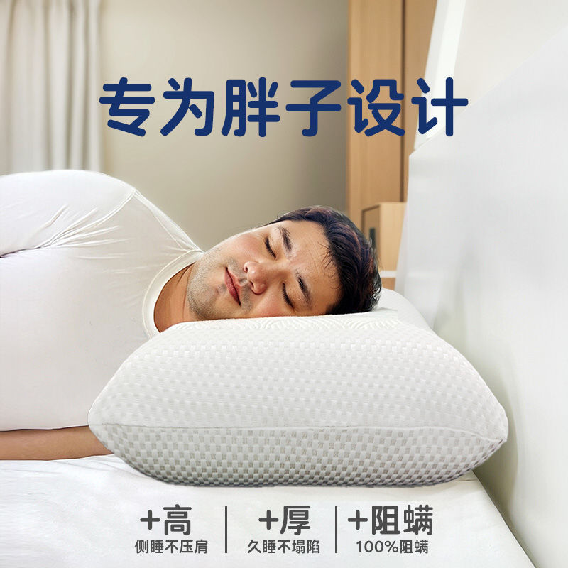 現貨速發！免運 記憶枕 睡眠枕 記憶枕 護頸枕 枕頭 胖子專用枕頭記憶棉高枕頭加高加厚不塌陷女護頸椎助睡眠胖人側睡 八折下殺 特價出 可開發票 加客服賴瞭解商品詳細享優惠