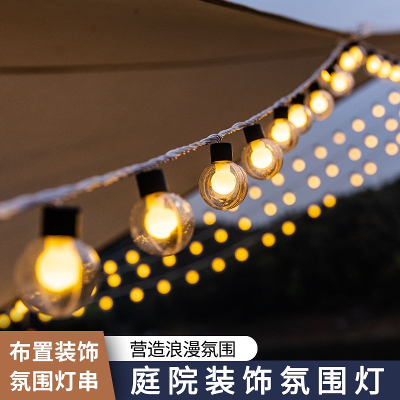 聖誕節用品 免運 開發票 交換禮物 網紅後備箱夜市擺攤神器LED裝飾燈帶氛圍燈改造專用彩燈串燈防水 快速出貨