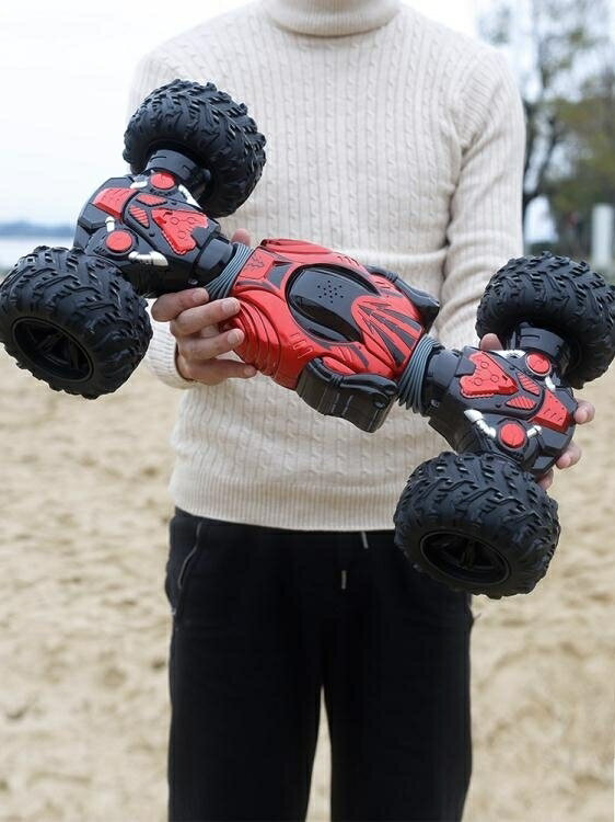 玩具車 四驅越野車遙控汽車超大號特技巨蜥扭變車充電攀爬兒童玩具車男孩