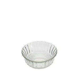 透明復古玻璃碗 鑽石碗法式浮雕玻璃碗 甜點沙拉碗 早餐麥片碗 透明少女心花邊風/1入