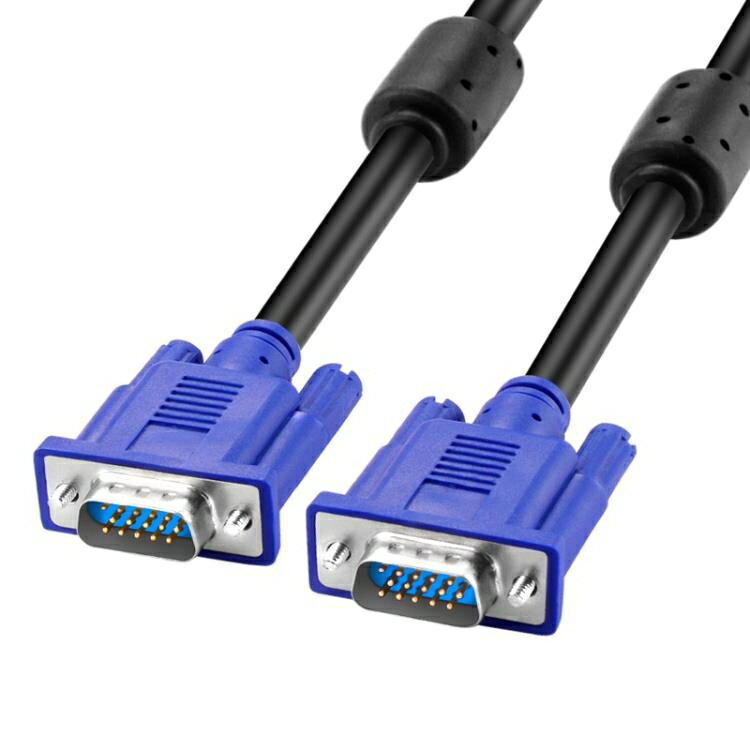 達而穩 vga線電腦顯示器主機連接線資料延長線gva影片投影儀臺式顯示屏電視機高畫質螢幕監控加長