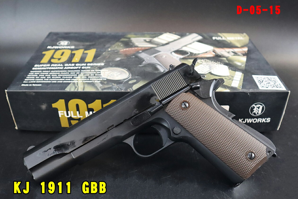【翔準AOG】KJ 1911 瓦斯槍 D-05-15 手槍 GBB 全金屬 臺灣立智製造