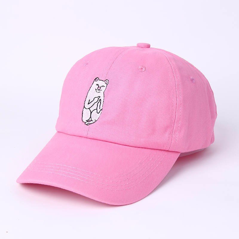 FIND 韓國品牌棒球帽 男女情侶 貓咪刺繡 時尚街頭潮流 帽子 太陽帽 鴨舌帽 棒球帽
