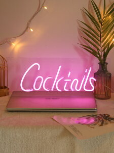 LED酒吧酒館霓虹燈彩燈網紅墻面裝飾氛圍燈電競房間網紅臥室布置
