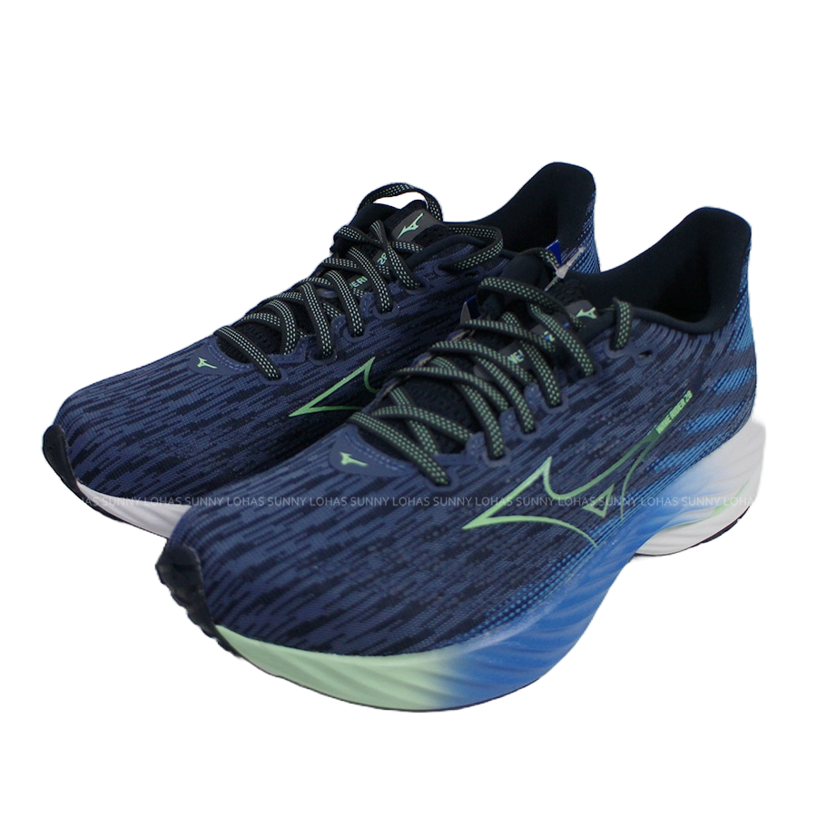 送運動襪 2025 最新款 MIZUNO 美津濃 男款 慢跑鞋 WAVE RIDER 28 緩衝避震 J1GC240351[陽光樂活](G1)