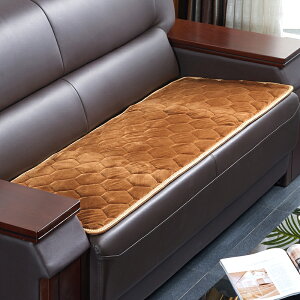純色紅木質沙發墊老式通用實木中式坐墊辦公室皮沙發墊防滑四季