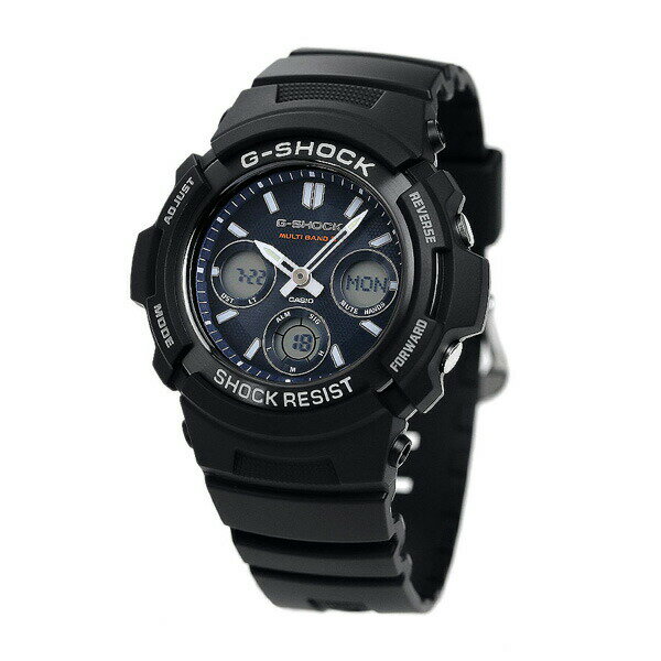 G-SHOCK 電波太陽能充電AWG-M100SB-2AER ブルーブラック黒CASIO カシオ