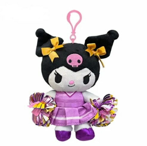 【震撼精品百貨】酷洛米_Kuromi~Sanrio 日本SANRIO三麗鷗 酷洛米絨毛玩偶吊飾-啦啦隊*16611