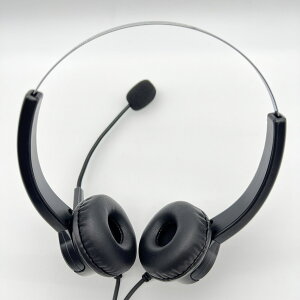 雙耳含調音靜音耳機麥克風 眾通FCI DKT-525MD適用 耳麥線控調整音量 辦公室座機