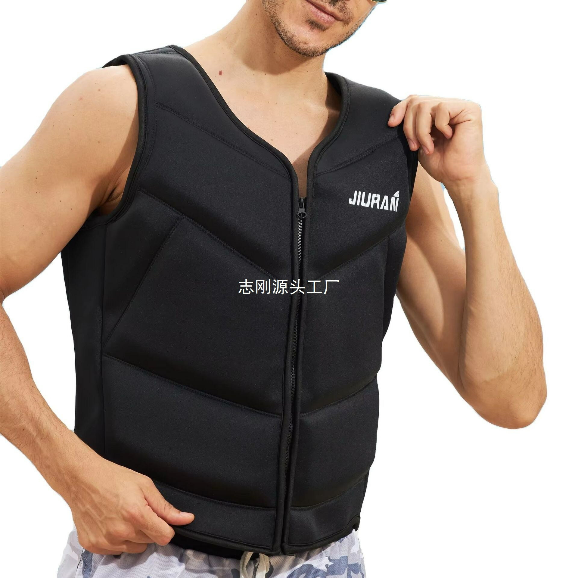 成人救生衣沖浪漂流遊泳防溺水浮力背心水上樂園救援防護馬甲鑫弘-戶外運動