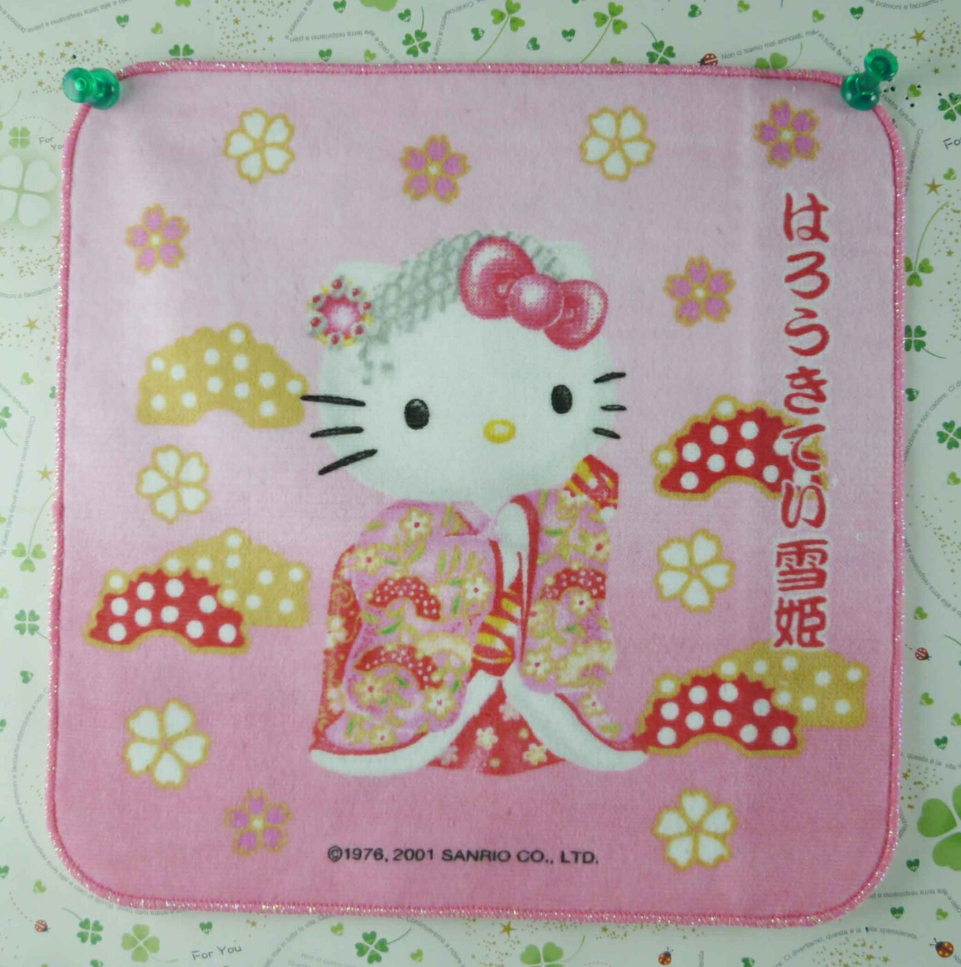 【震撼精品百貨】Hello Kitty 凱蒂貓 方巾-限量款-歌舞姬-雪姬 震撼日式精品百貨