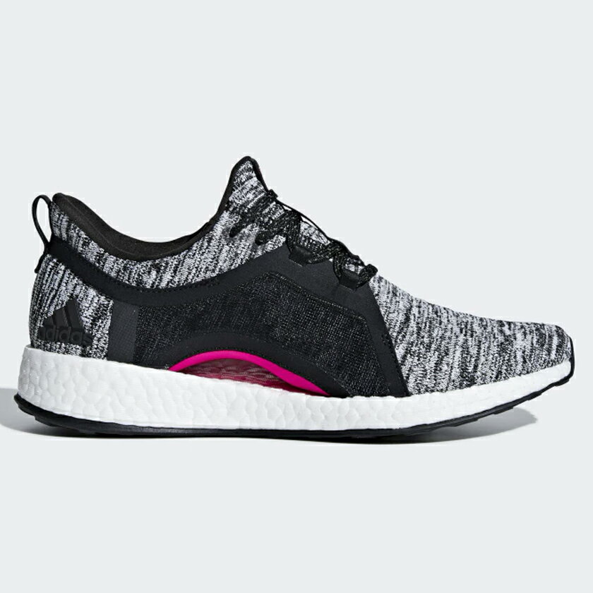 Adidas PUREBOOST X 女鞋 慢跑 休閒 針織 輕量 透氣 避震 灰 【運動世界】 BB6544