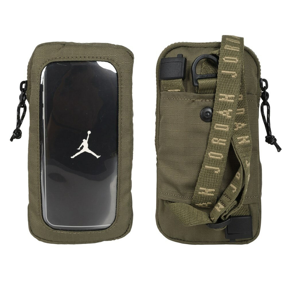 NIKE 手機可觸控斜揹包(ID JORDAN 頸掛 證件夾 名牌帶 掛繩「J1009742210OS」≡排汗專家≡
