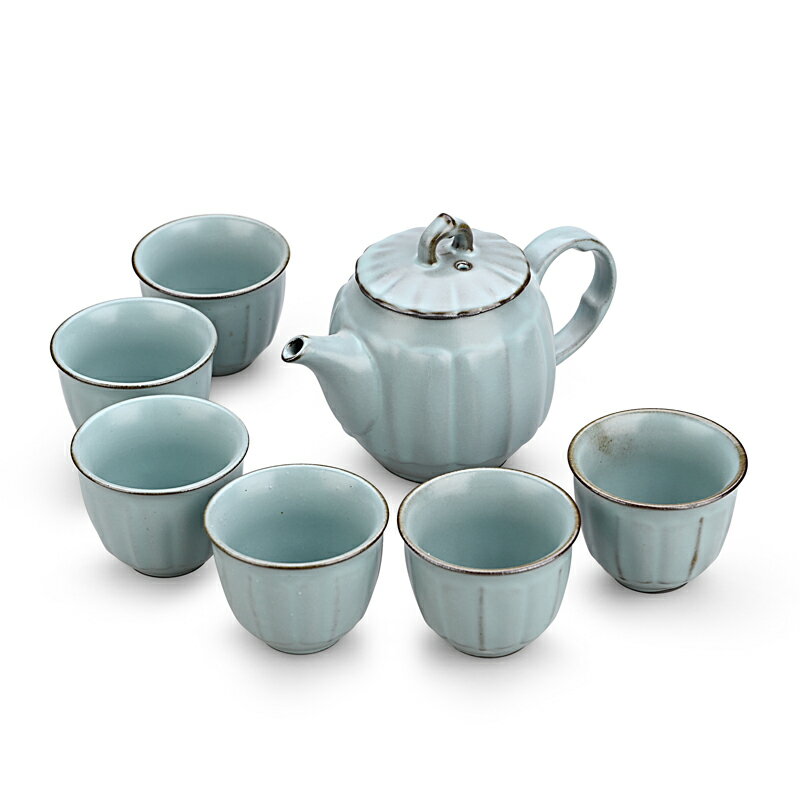 陶瓷家用簡約會客功夫茶具套裝整套冰裂茶杯茶壺茶道自動泡茶器