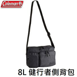 [ Coleman ] 8L 健行者側背包 紳士黑 / CM-85765