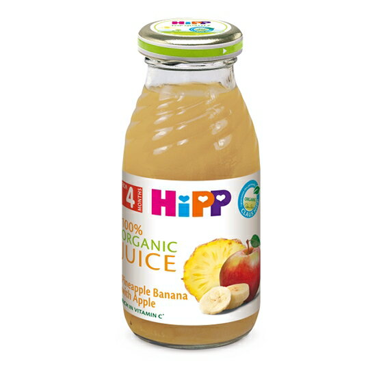 HiPP喜寶-有機綜合蘋果鳳梨果汁(200ml)【米菲寶貝】