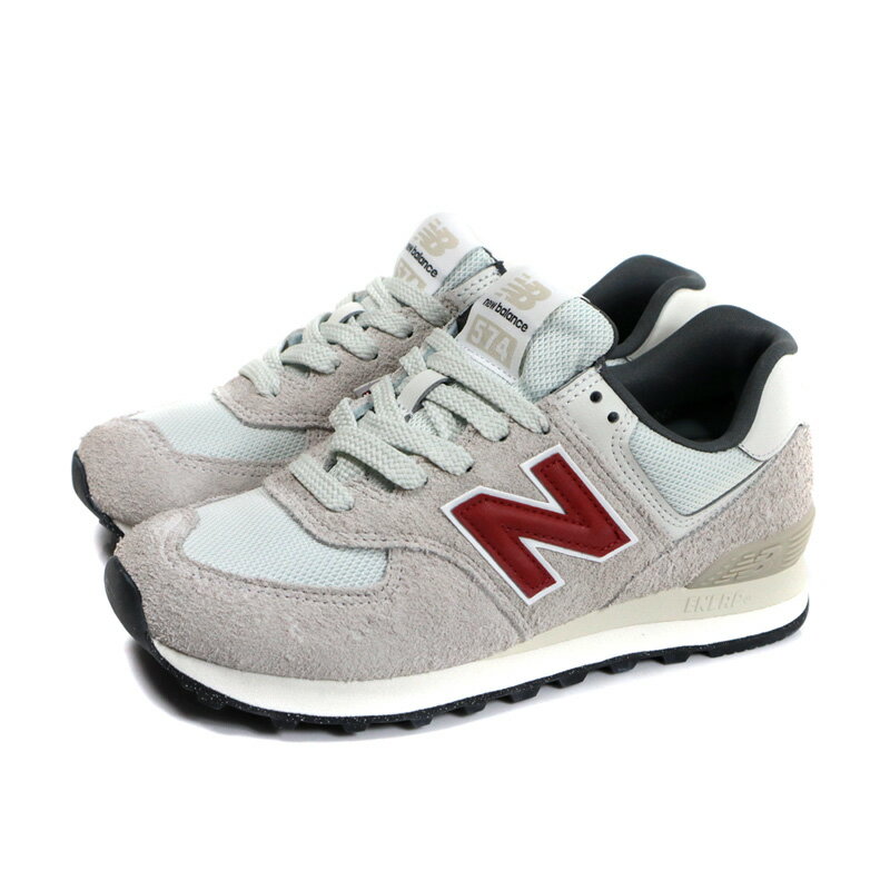 NEW BALANCE 574 復古鞋 運動鞋 白/紅 女鞋 U574SOR-D no123