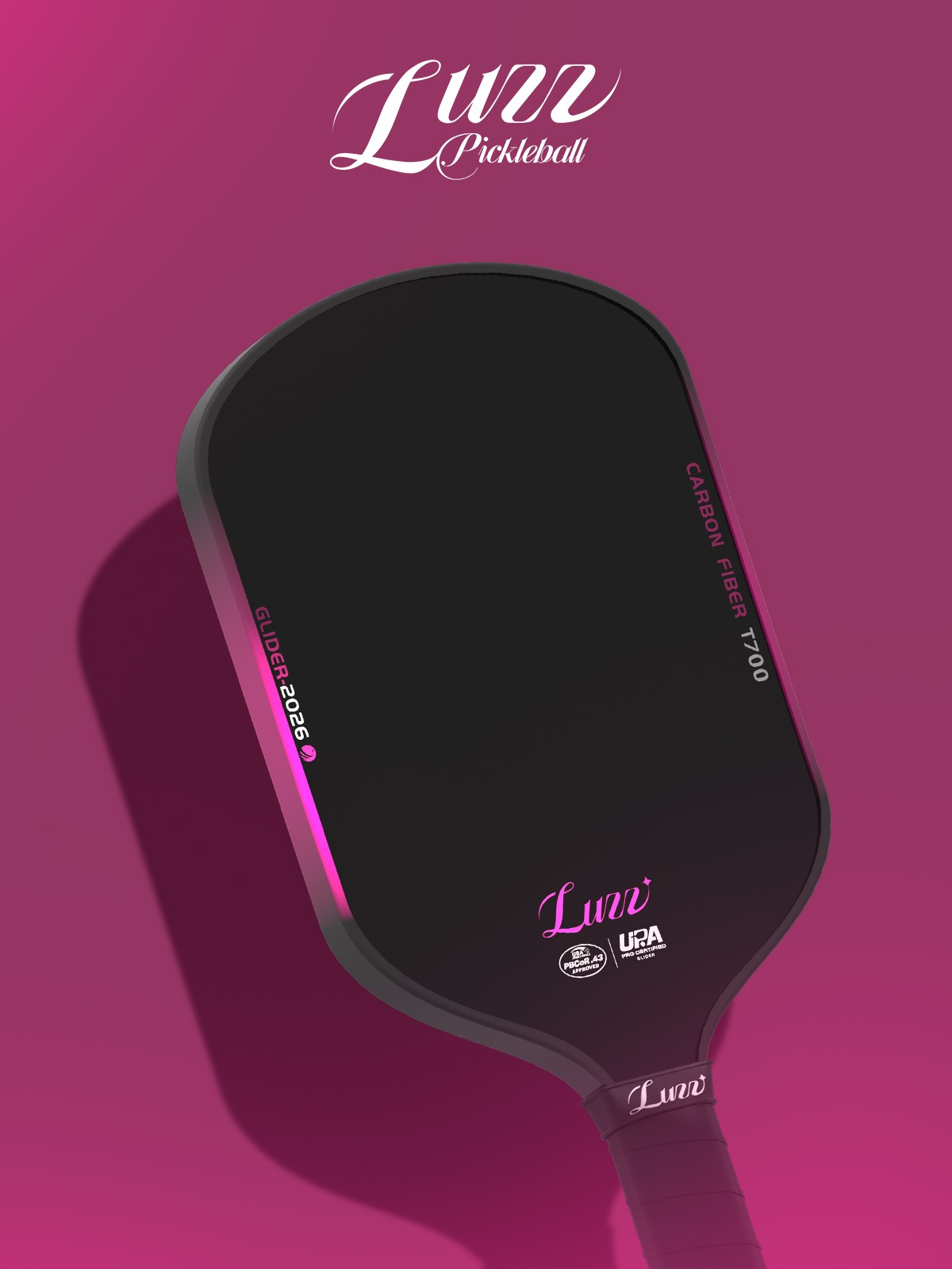 Luzz 專業匹克球拍 Glider 2026 Hybrid-附拍套 4 Luzz 專業匹克球拍 Glider 2026 Hybrid-附拍套 4