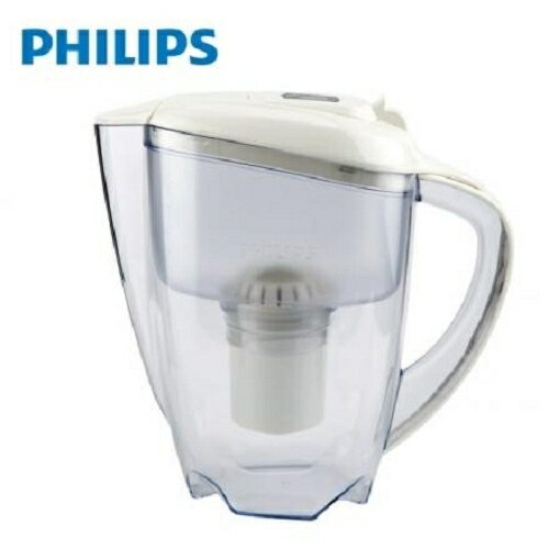 PHILIPS 飛利浦 超濾帶計時器3.5L濾水壺 AWP2920-白(內含濾芯*1)