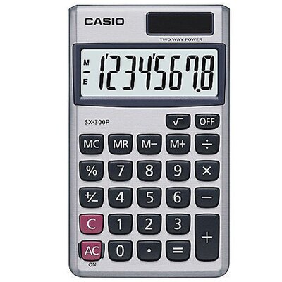 卡西歐CASIO SX-300P口袋計算機8位/台