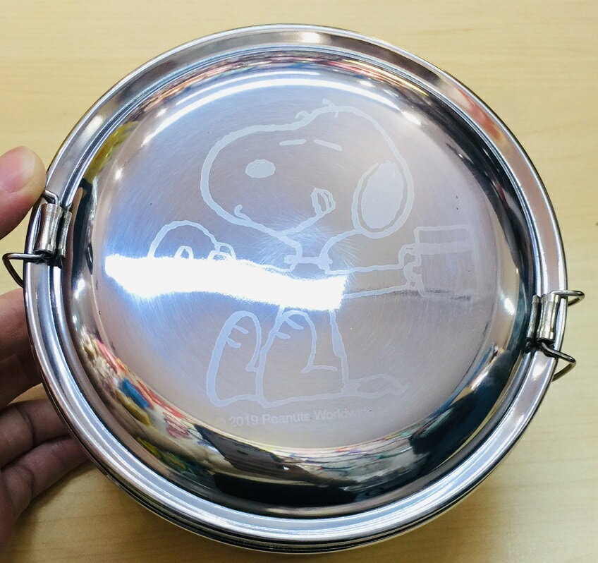 大賀屋 正版 史努比 304不鏽鋼 便當盒 午餐盒 餐盒 飯盒 扣式 環保盒 便利盒 SNOOPY T00120710