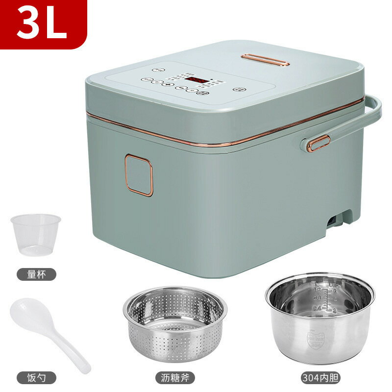 跨境110V多功能電飯煲3-5人學生宿舍智慧家用多功能迷你煮飯電飯【宜家良品百貨】