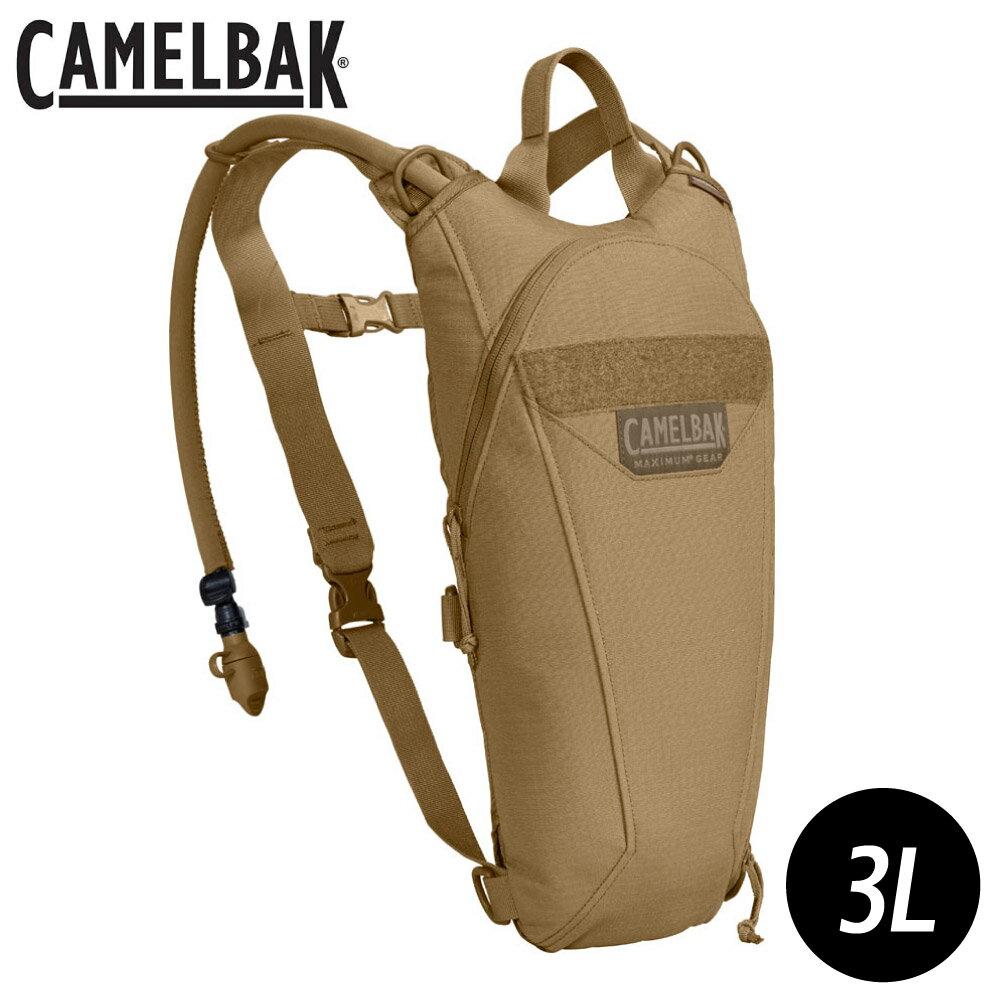【CamelBak 美國 ThermoBak 3L 軍規水袋揹包(附3L長水袋)《狼棕》】CBM1717201000
