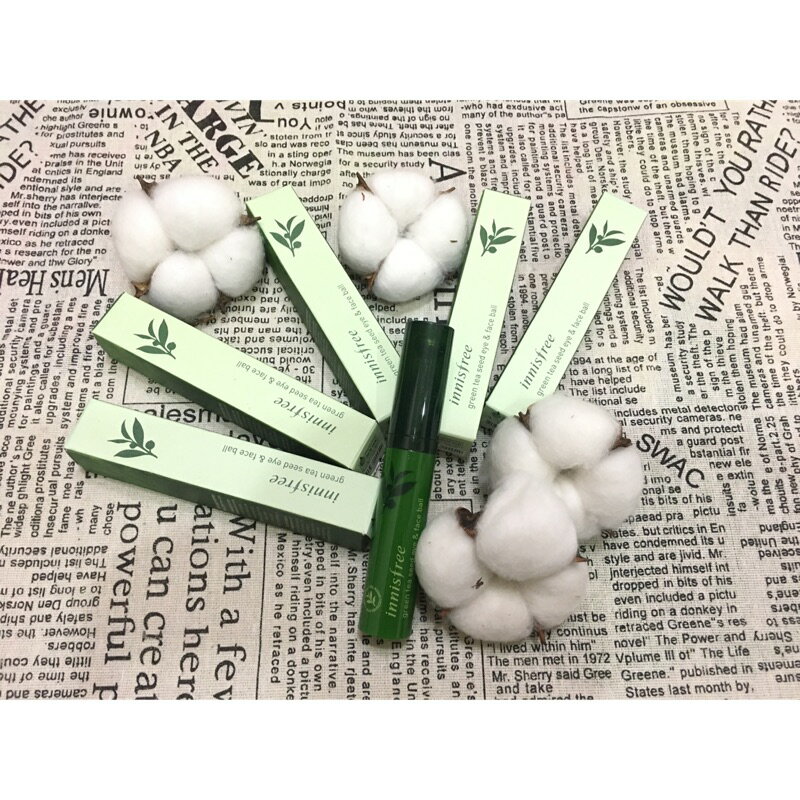 **現貨**韓國直送✈️-Innisfree-綠茶保濕滾珠按摩眼霜10ml [FIFI SHOP]~