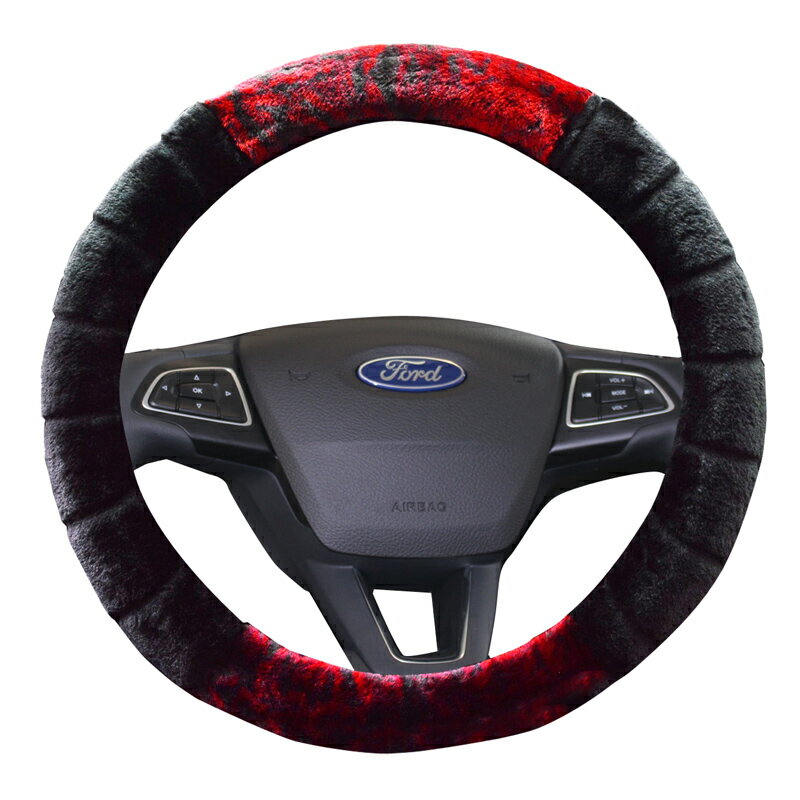 福特福睿斯方向盤套福克斯經典蒙迪歐銳界翼博冬季毛絨防滑通用型 4