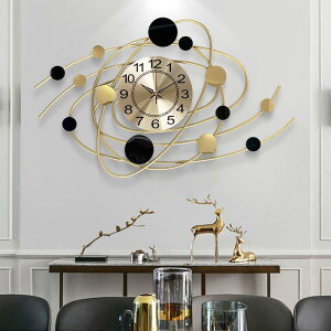 時尚輕奢鐘表掛鐘客廳創意家居裝飾時鐘北歐簡約掛墻壁鐘源頭