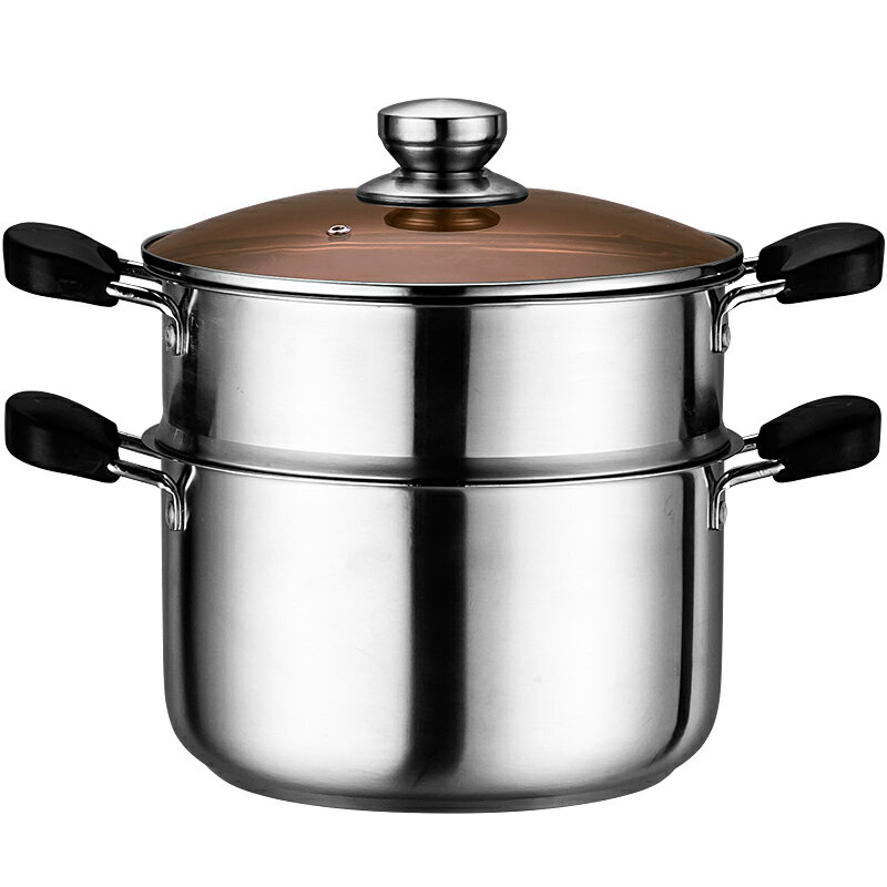 不銹鋼湯鍋家用燃氣小煮鍋電磁爐煤氣灶專用煮粥鍋加厚煮面小湯鍋