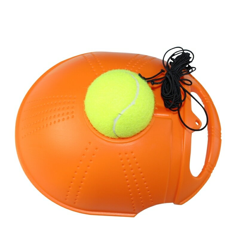 固定網球訓練器皮筋球彈力繩單人訓練帶線球固定一個人打的網球1入