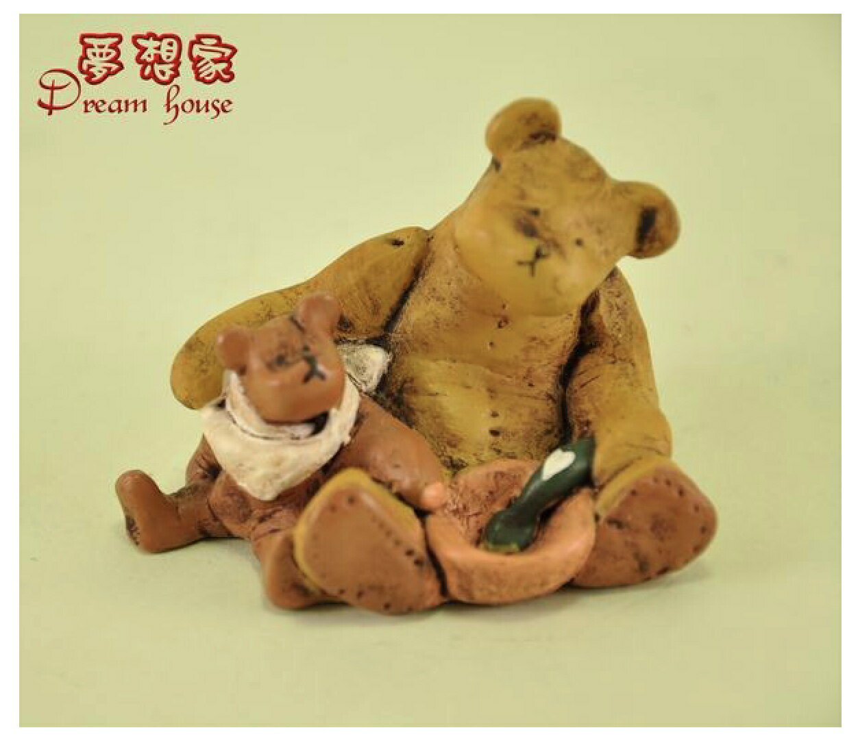 1995 Gnomy's荷蘭娃娃 AB406 小熊拿碗 ★ Zakka'fe ★