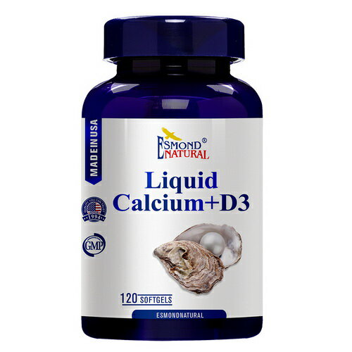 愛司盟液體鈣軟膠囊 Esmond Liquid Calcium +D3 Softgels