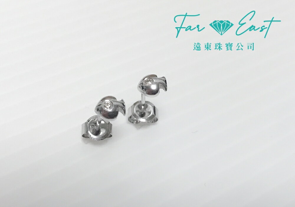 FAR EAST Jewellery K金耳環-小魚兒