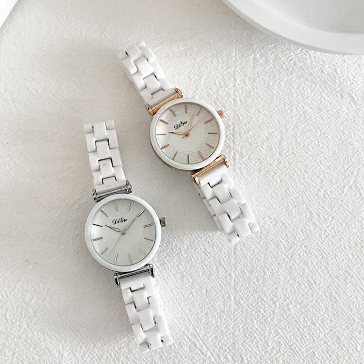 流行女錶 陶瓷手錶女白色韓版簡約氣質ins風泫雅顯白奢華小眾品牌 店慶降價