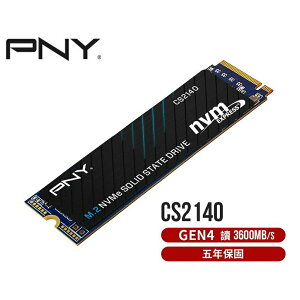 【含稅公司貨】PNY必恩威 CS2140 2TB 1TB 500G M.2 2280 PCIe Gen4 SSD固態硬碟