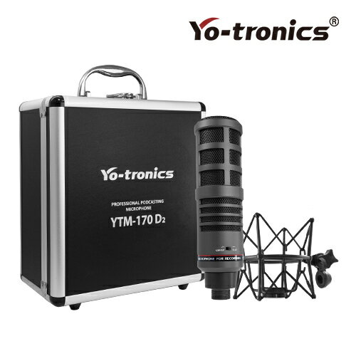 【Yo-tronics】YTM-170d2 I 超心型指向專業級動圈廣播用麥克風 I